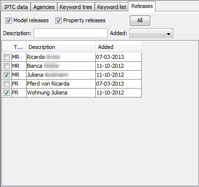 Assigning releases to images