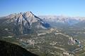 Ausblick auf Banff vom Sulphur Mountain aus